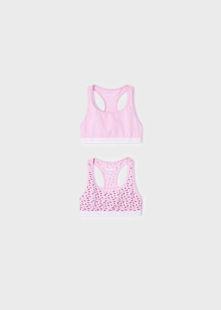 2-PACK COTTON SPORTS BRAS
