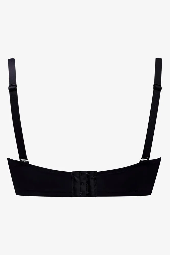2 Pack Multiway Bras Black And Natural