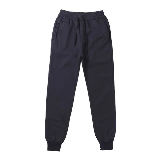 2021 New Men's Loose Trousers Sport Gym Exercise Tracksuit Skinny Jogging Joggers Sweat Rope Tie Pants Mens Slim Fit Pants