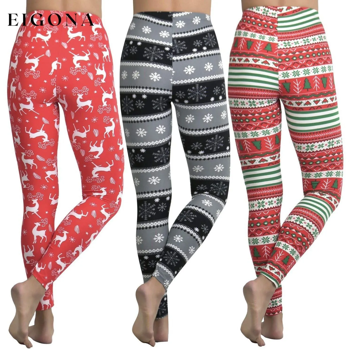 3-Pack: ToBeInStyle Women's Ultra Soft Velour Leggings