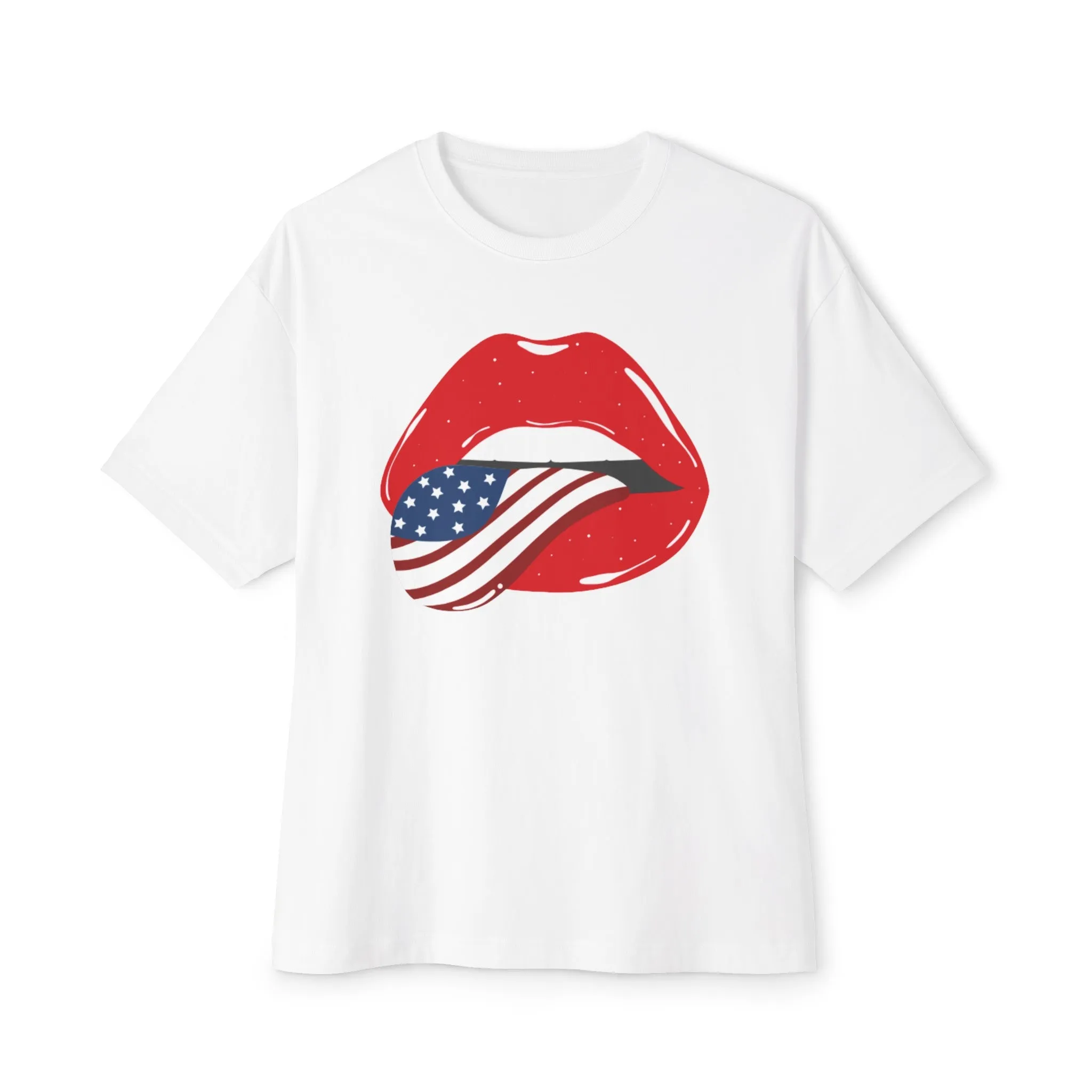 4th of July Sexy American Lips T-Shirt