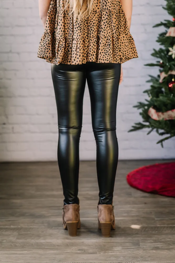 Always Wild Stretchy Leather Leggings