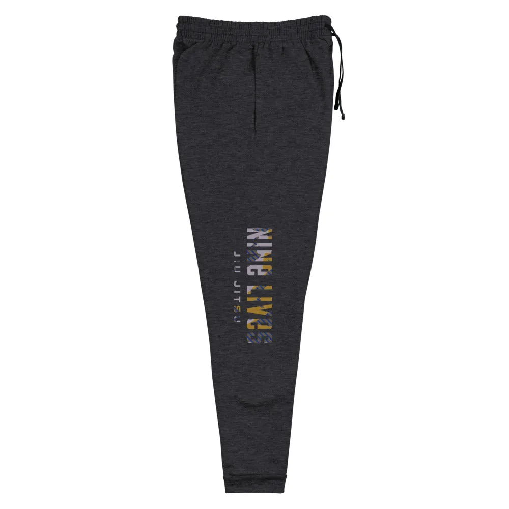Badge Camo Joggers - Heather Black