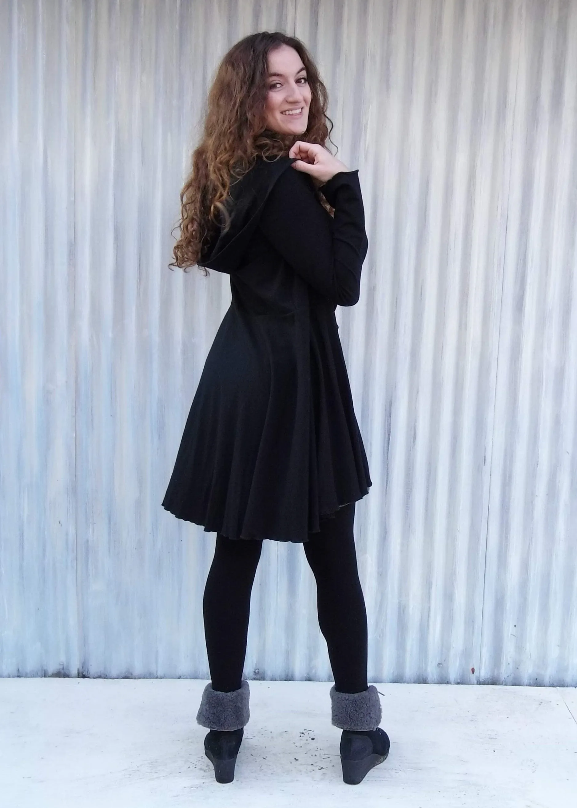 Black Virginia Dress Coat