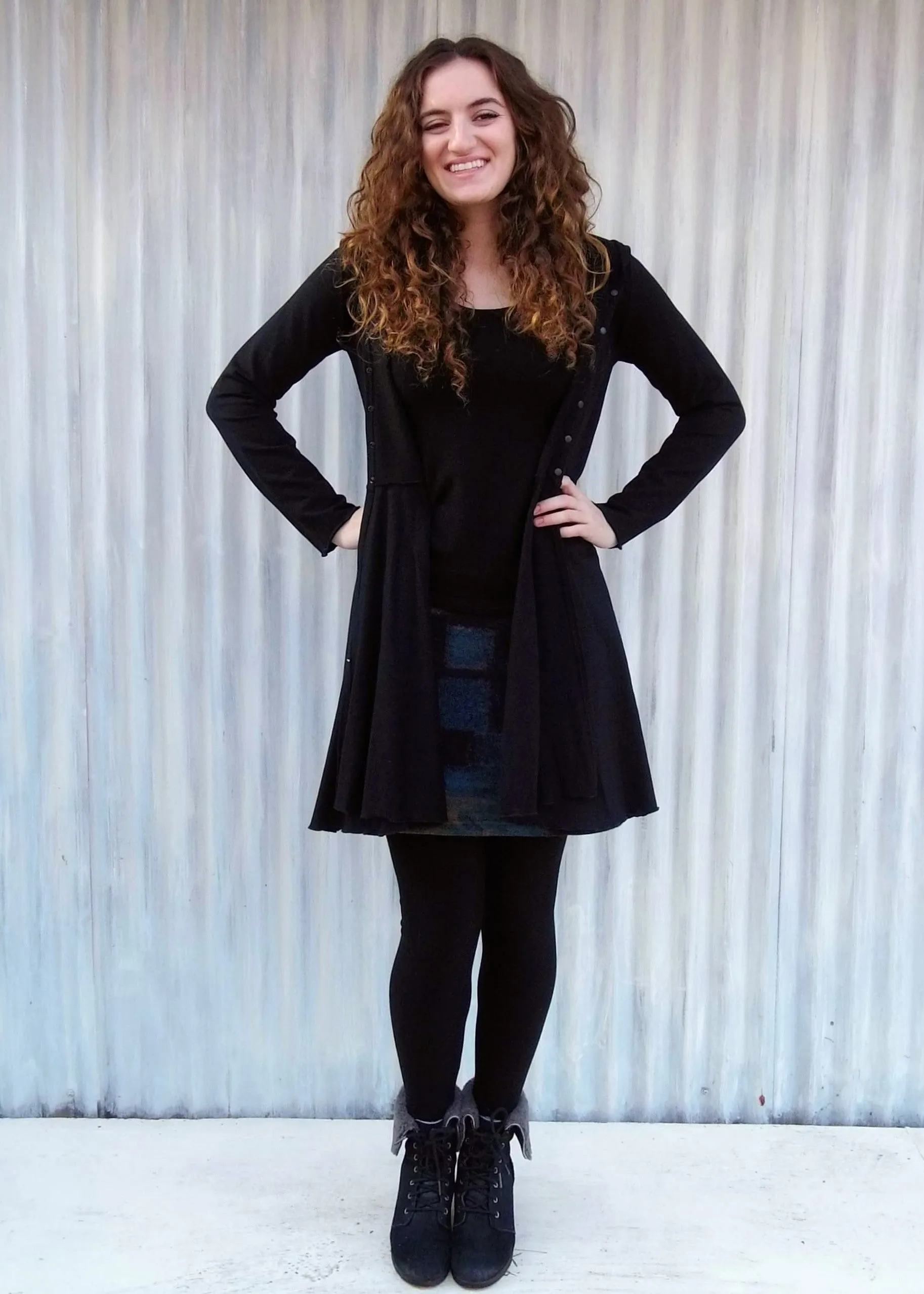 Black Virginia Dress Coat