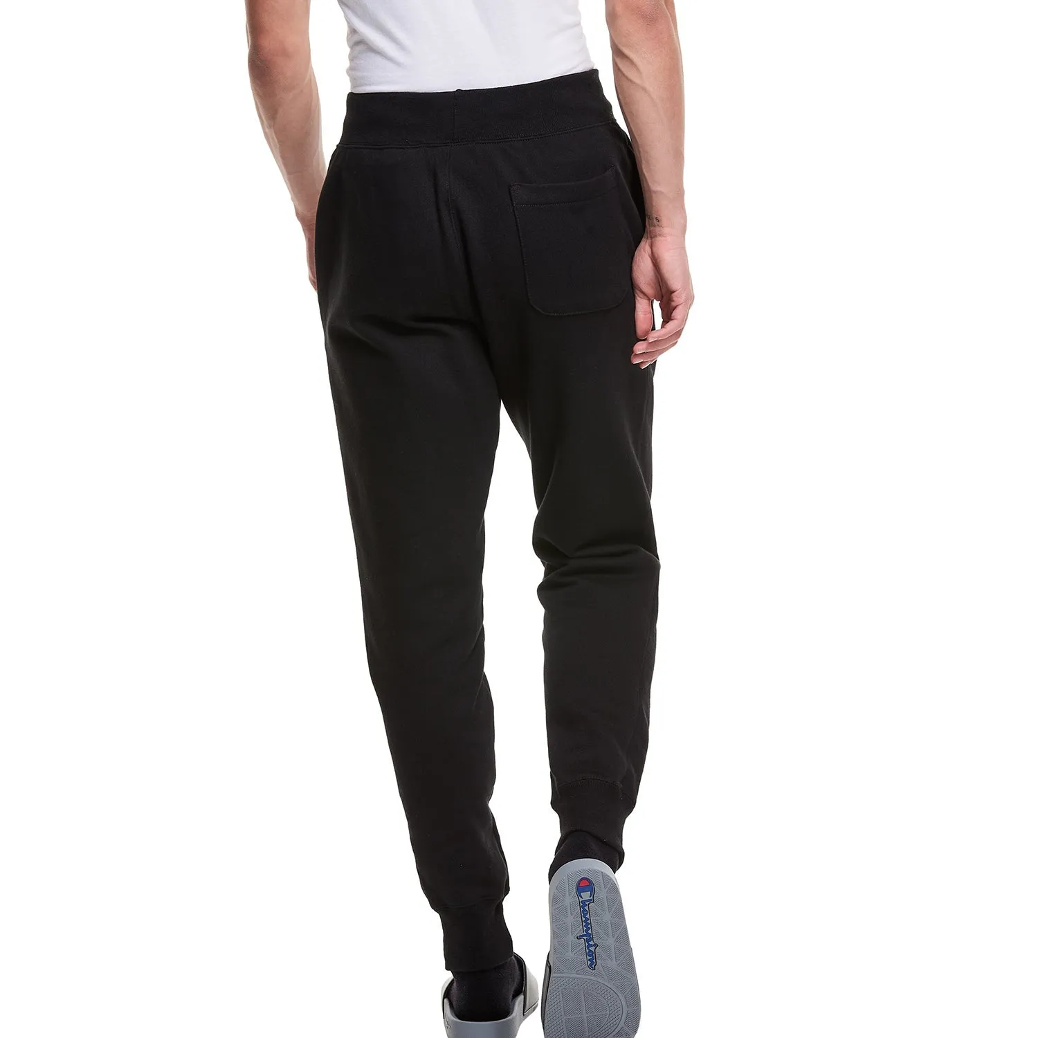 Champion Chenille Men's Reverse Weave Jogger Pants Black