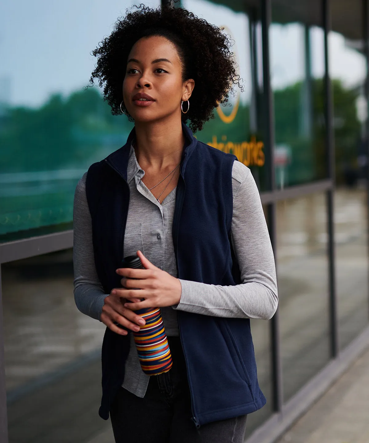 Classic Red - Women's microfleece bodywarmer