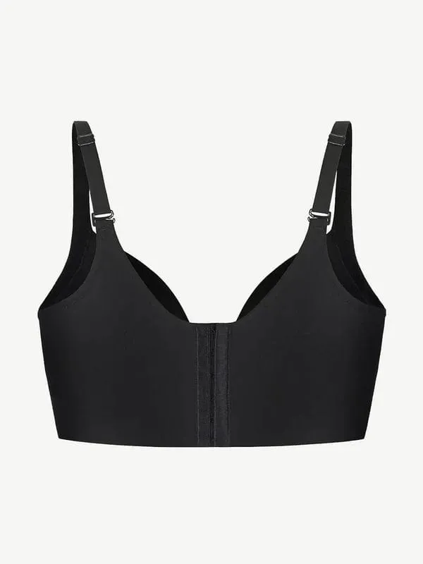 Comfortable Supportive Plunge Plus size Push Up Bra
