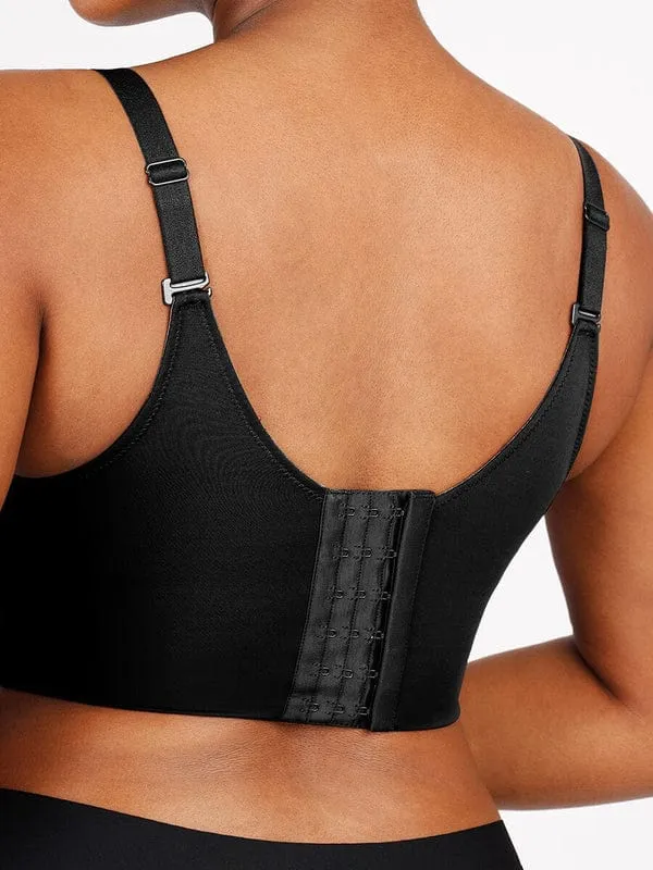 Comfortable Supportive Plunge Plus size Push Up Bra