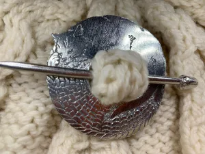 Cozy Cat Scarf Ring
