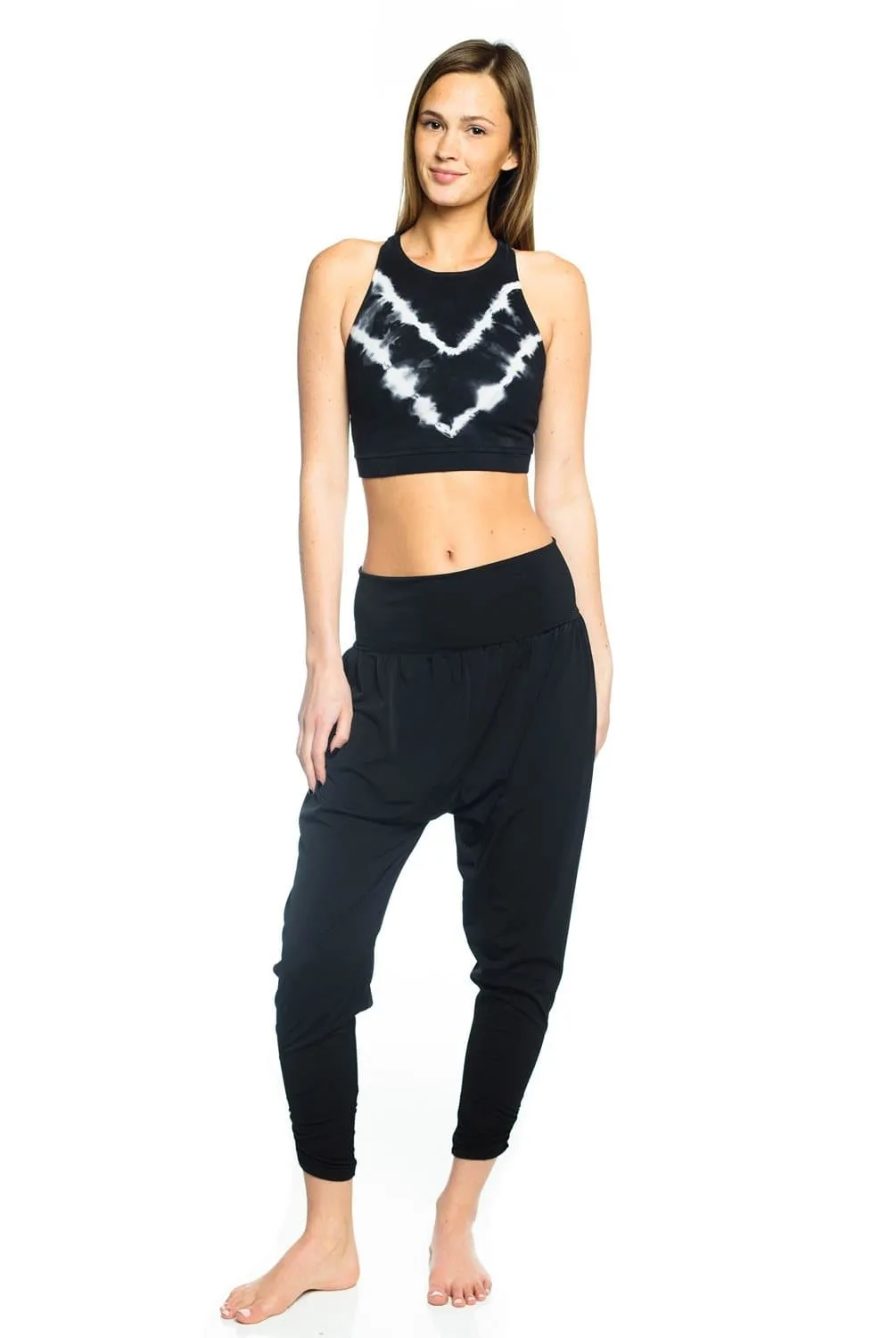 Electric & Rose Grayson Crop Top - Black