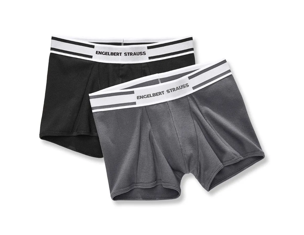 e.s. Cotton rib pants, pack of 2