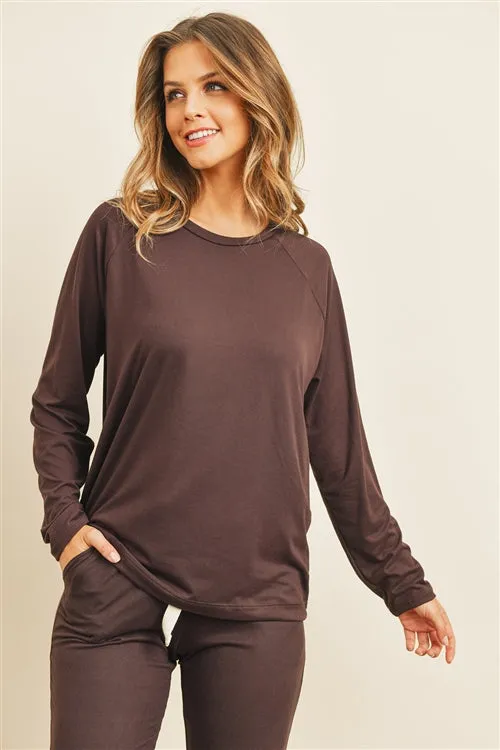 Fireside Brown Loungewear Pajama Set