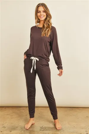 Fireside Brown Loungewear Pajama Set