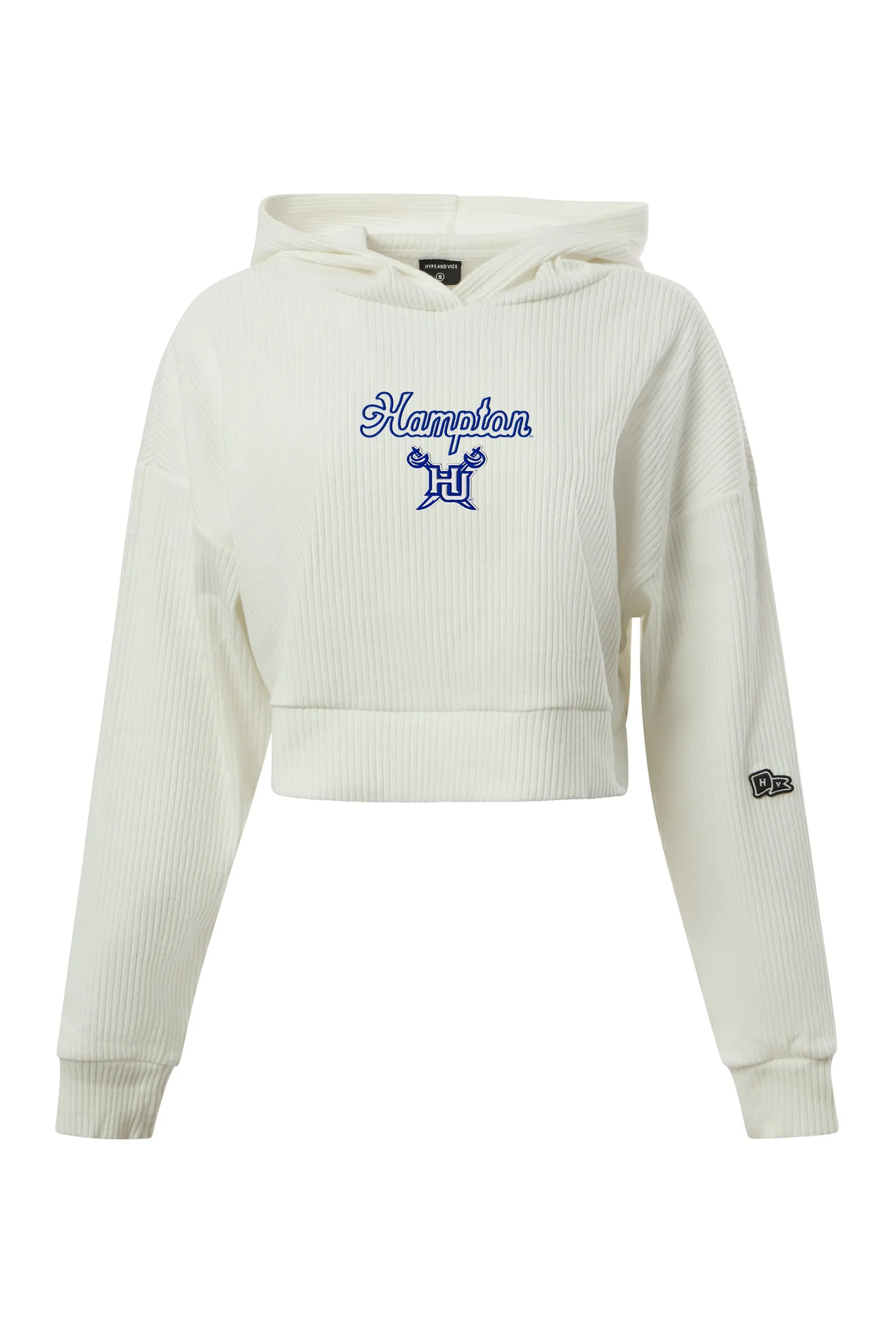 Hampton University Warm-Up Cropped Hoodie