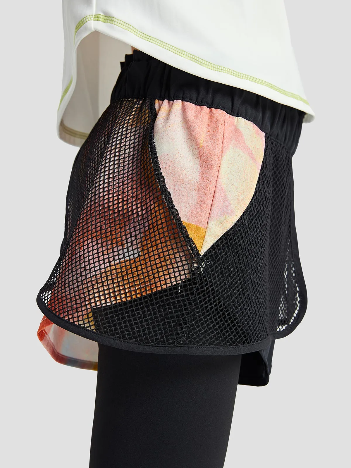 HEAVENLY Pleated Skirted Leggings