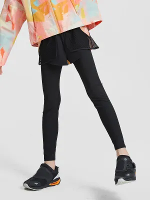 HEAVENLY Pleated Skirted Leggings