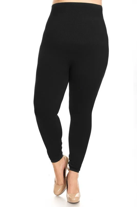 High Waist Leggings Plus Size