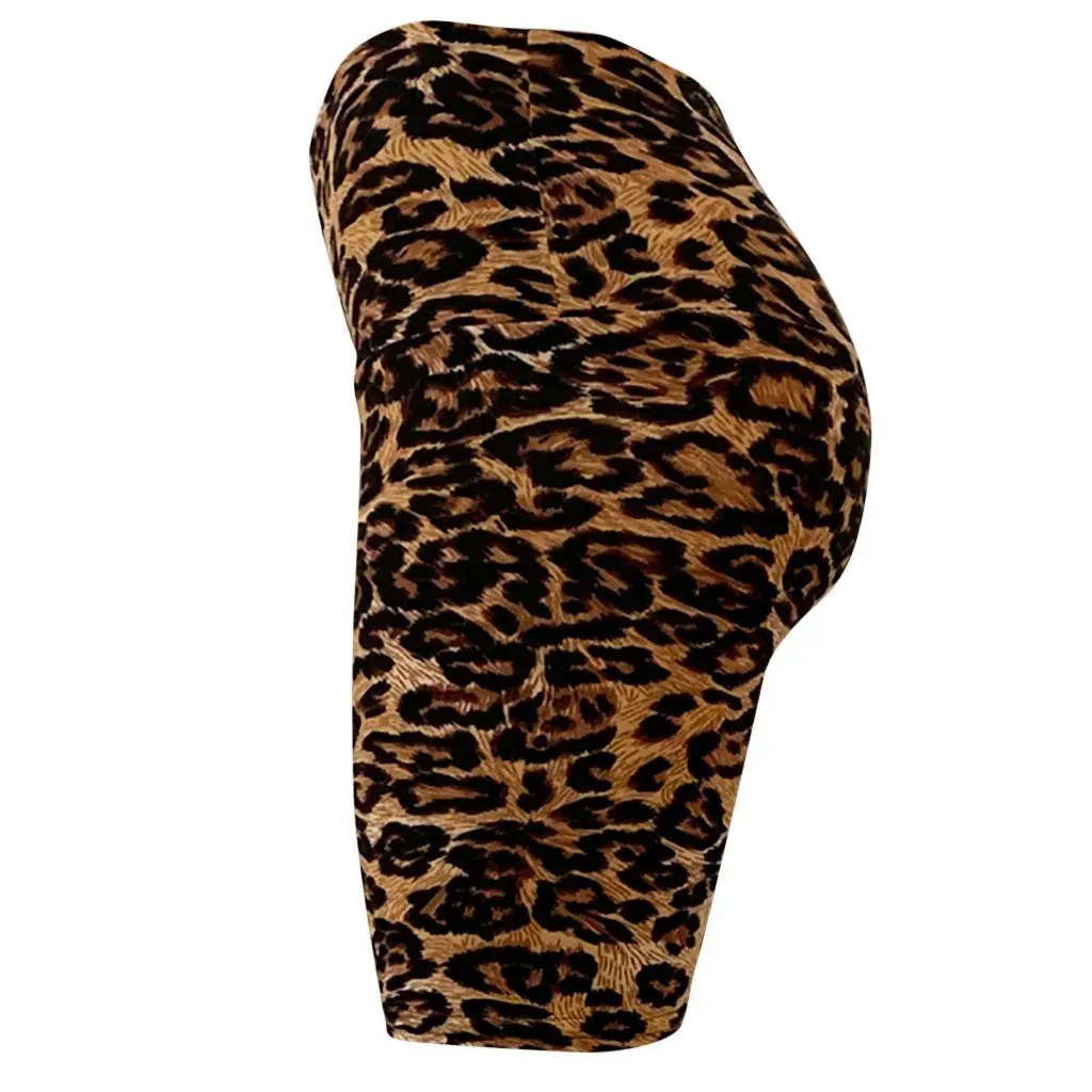High Waist Leopard Print Stretchy Fitness Leggings