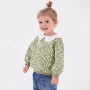 Kids Girls Designer Warm Fleece Inside Sweatshirts