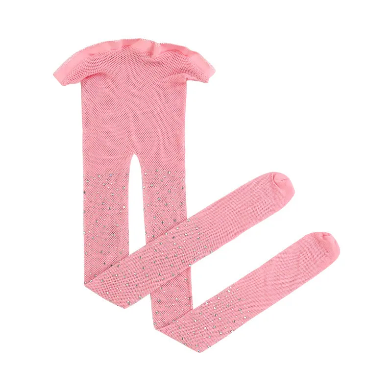 Light Pink Rhinestone Leggings