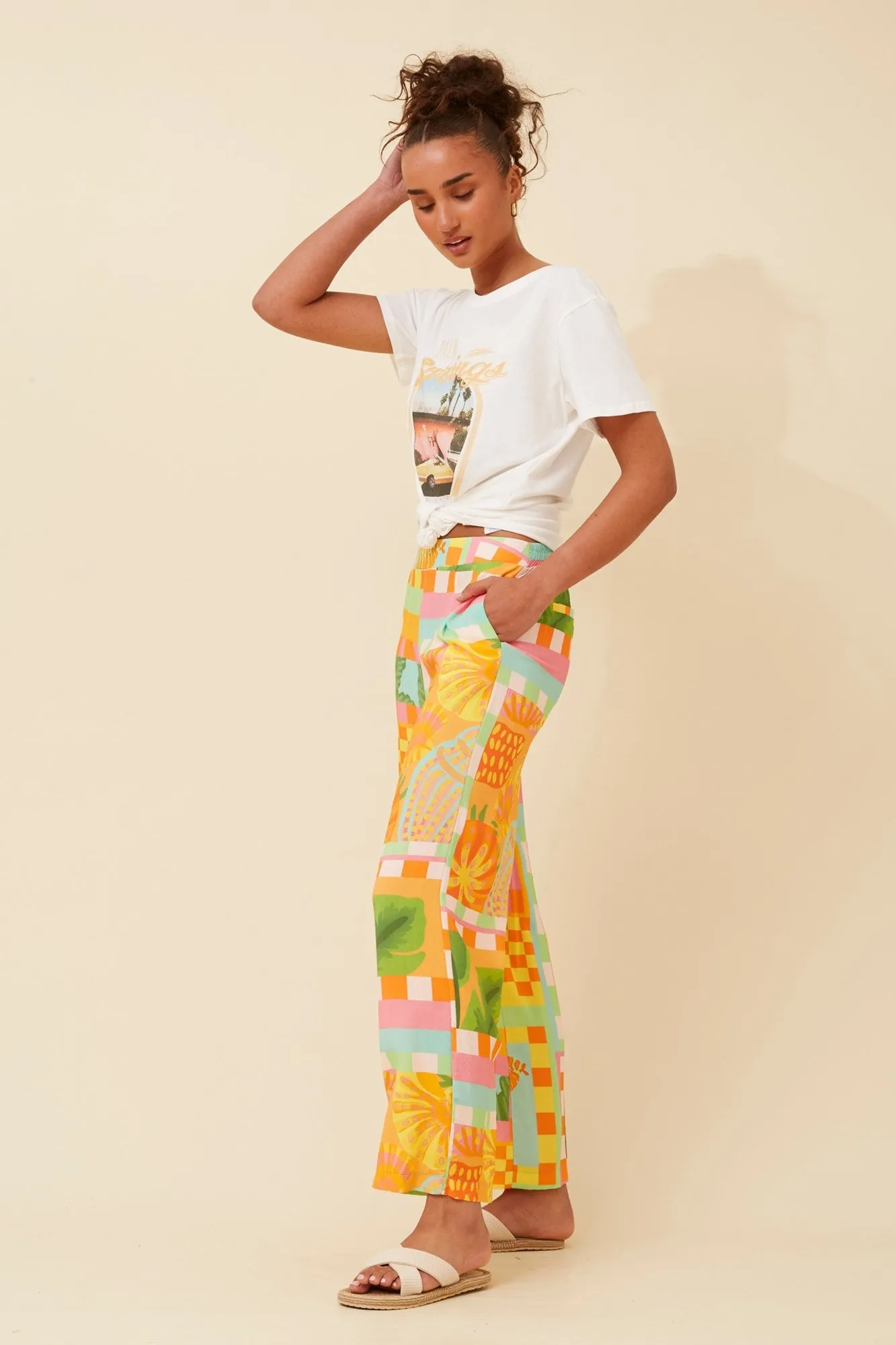 LOXANA PATCHWORK PANTS
