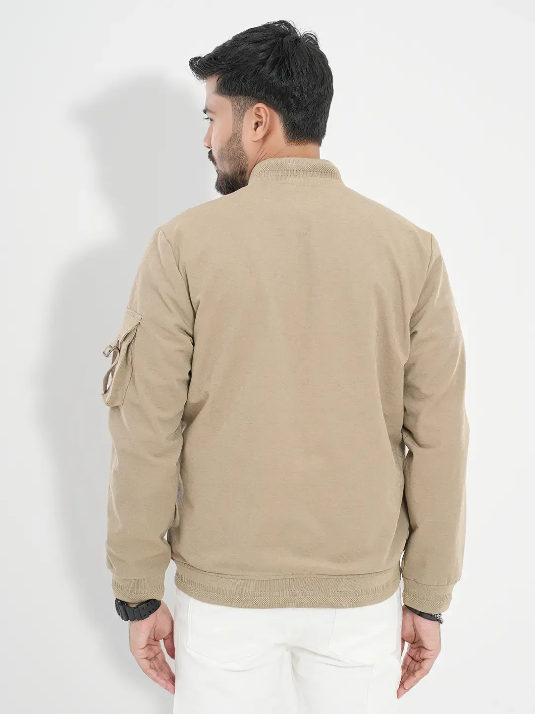 Men's Classic Jacquard Bomber