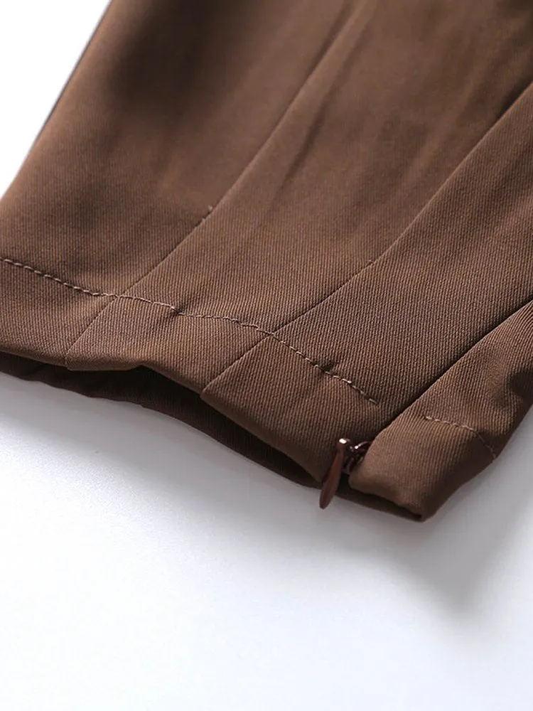 Men's Functional Fabric Ice Silk Thin Section Drape Casual Trousers Loose Harem Pants