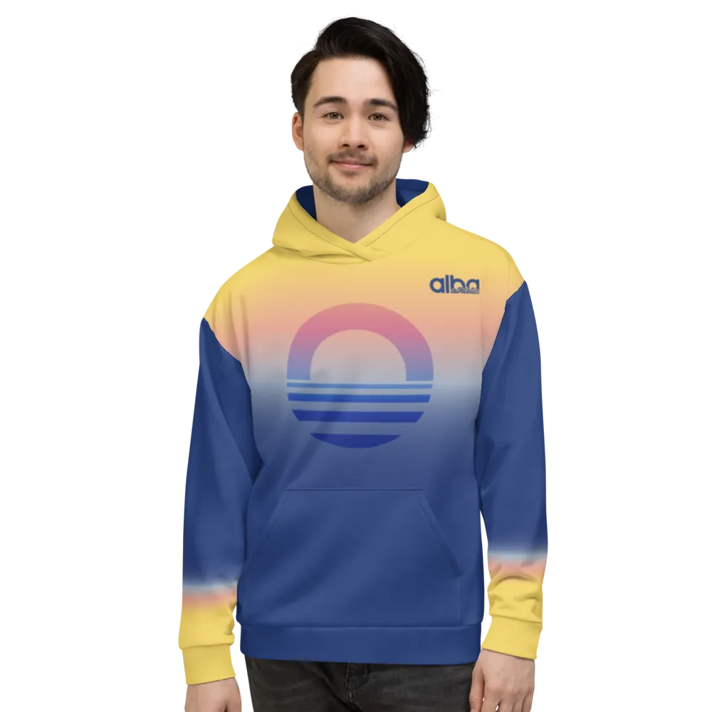 Men's Hooded Sweatshirt - Evening Sun