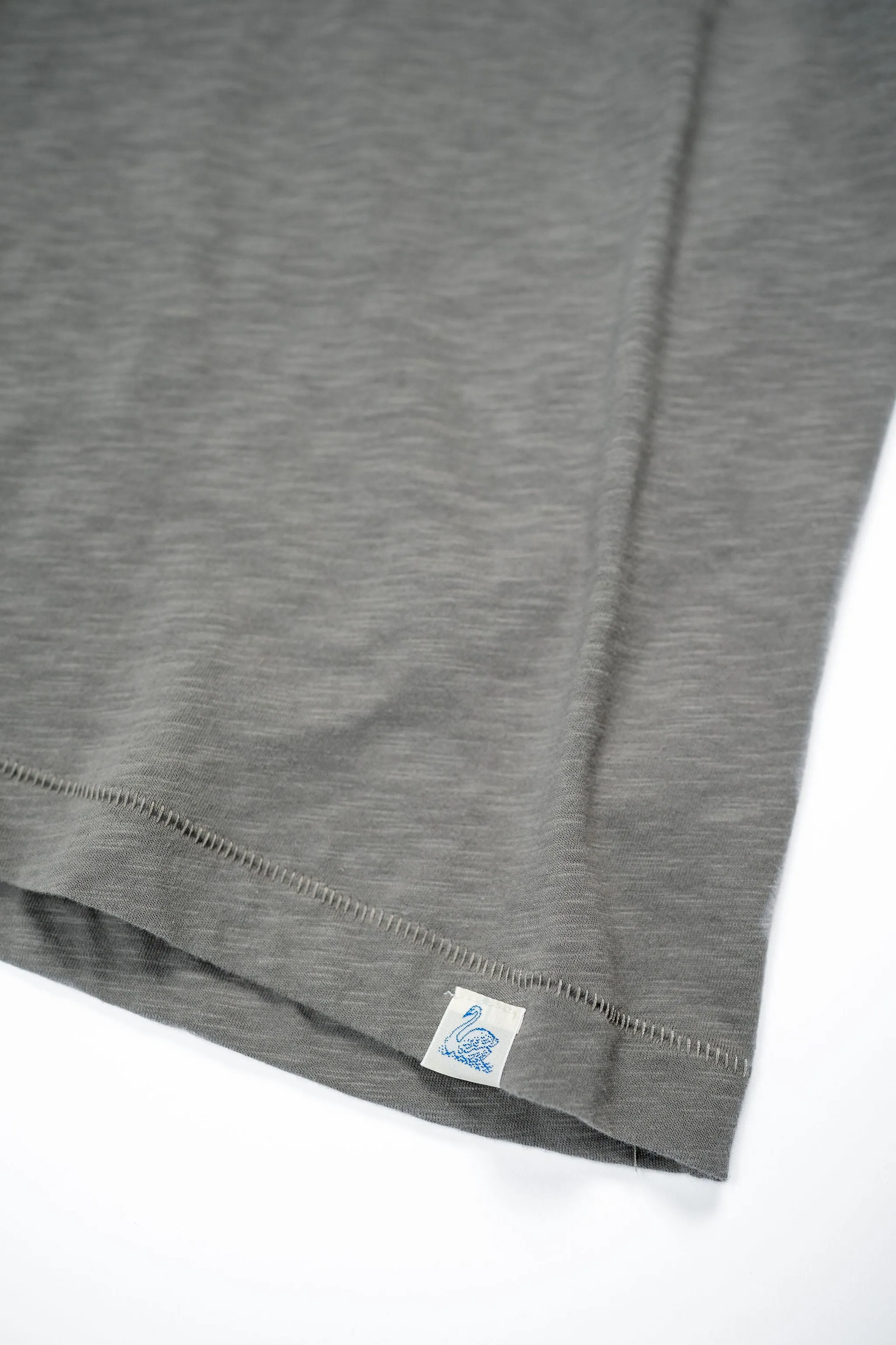 Merz b. Schwanen SCT04 Good Basics 4.9oz Relaxed Fit Pima Slub T-Shirt - Vintage Army