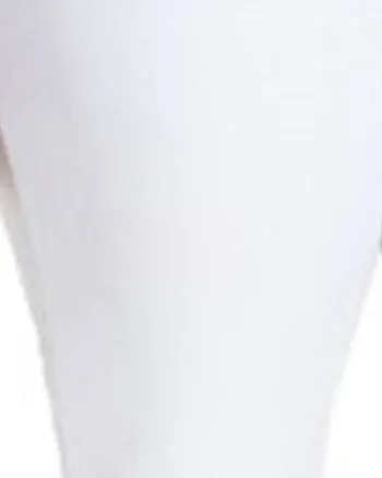 Michael Kors Women's  Stretch Twill Leggings white  0X | White