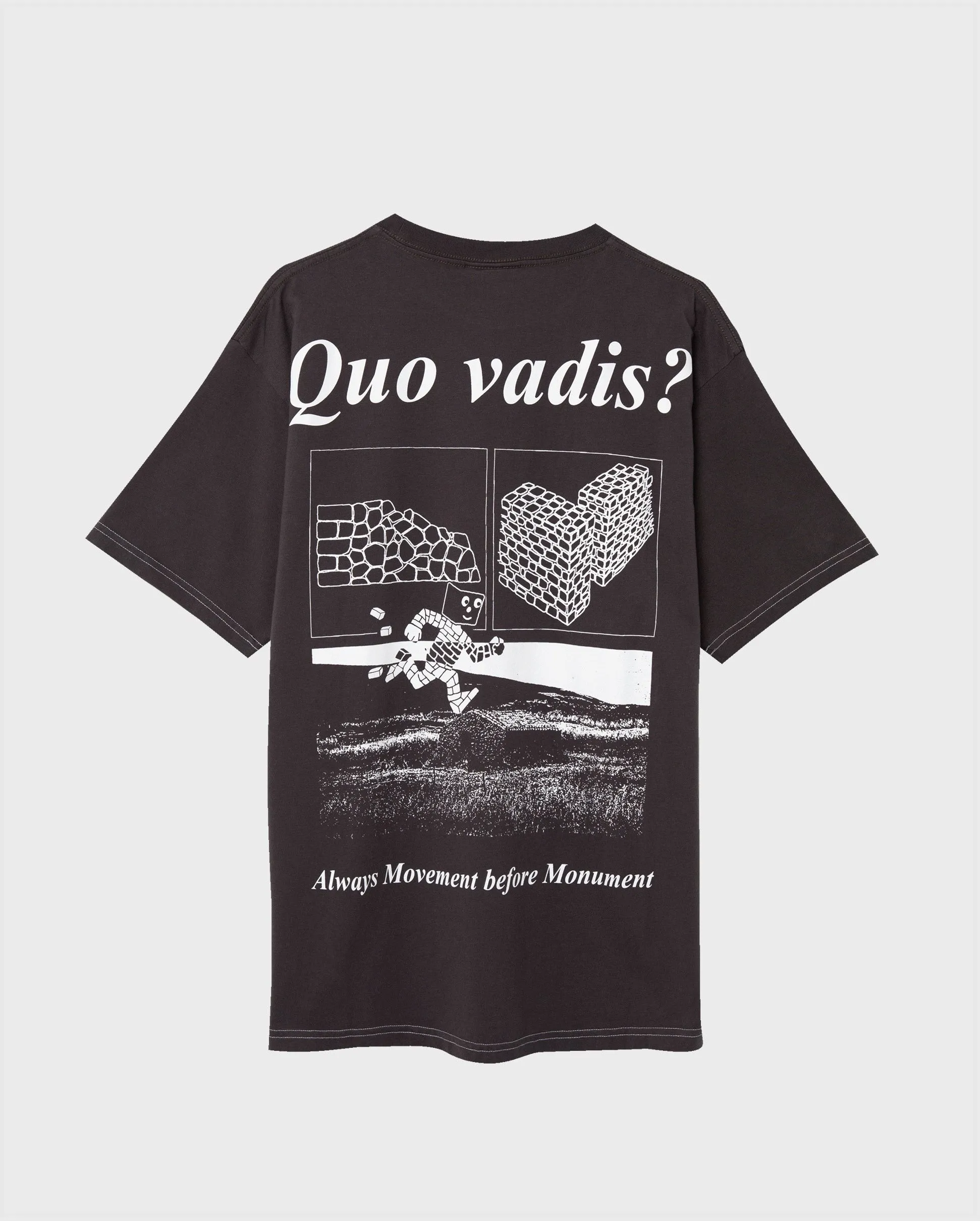 MONUMENT T-SHIRT / WASHED BLACK