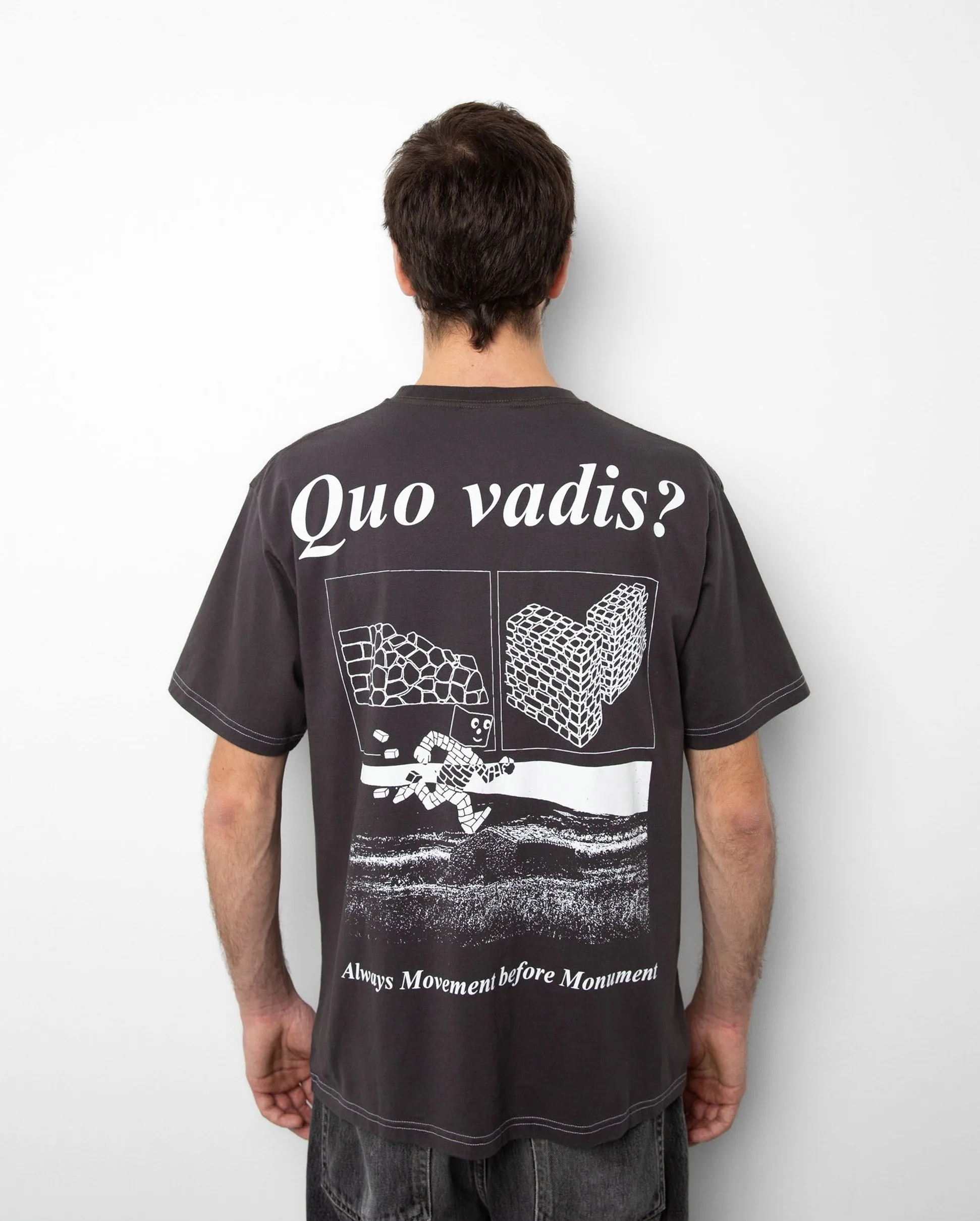 MONUMENT T-SHIRT / WASHED BLACK