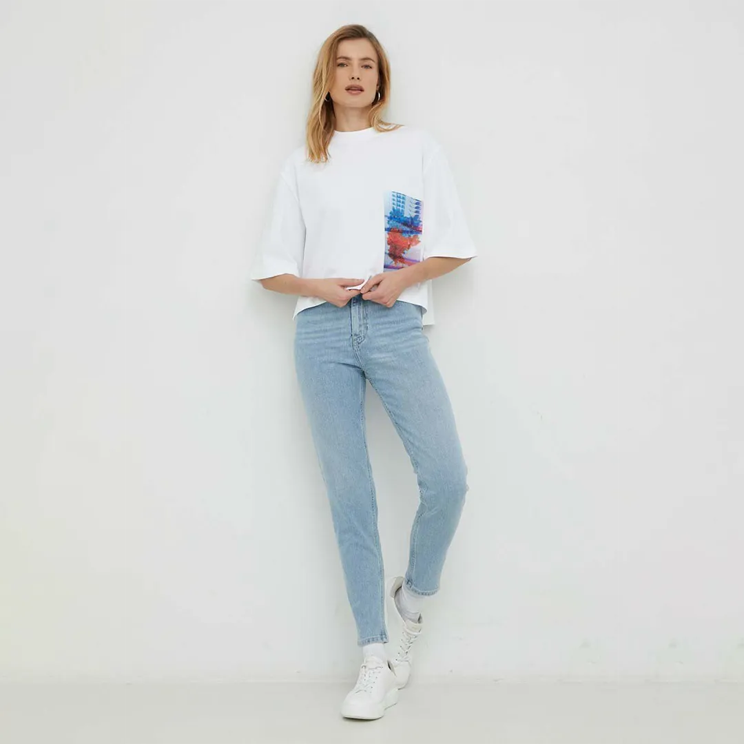 Motion Floral Aw Relaxed Tee