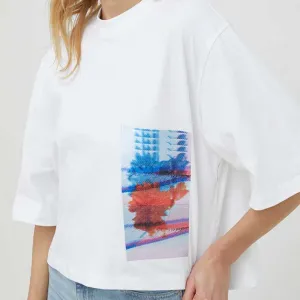 Motion Floral Aw Relaxed Tee