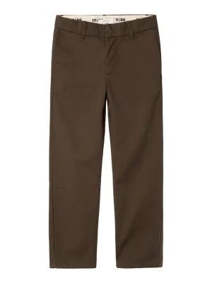 Name It Boys Straignt Leg Pants - Brown