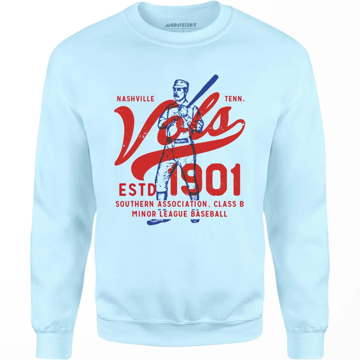 Nashville Vols - Tennessee - Vintage Defunct Baseball Teams - Unisex Sweatshirt