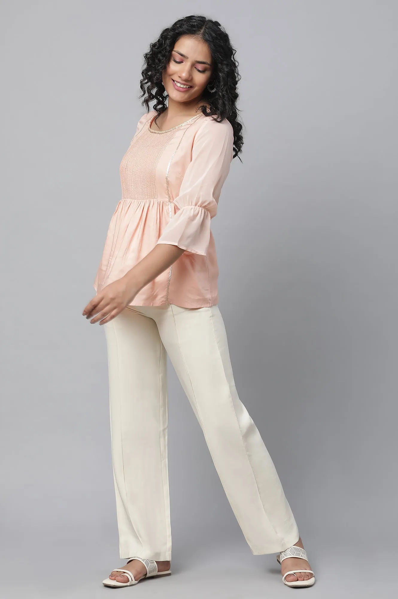 Natural Parallel Fit Trouser Pants