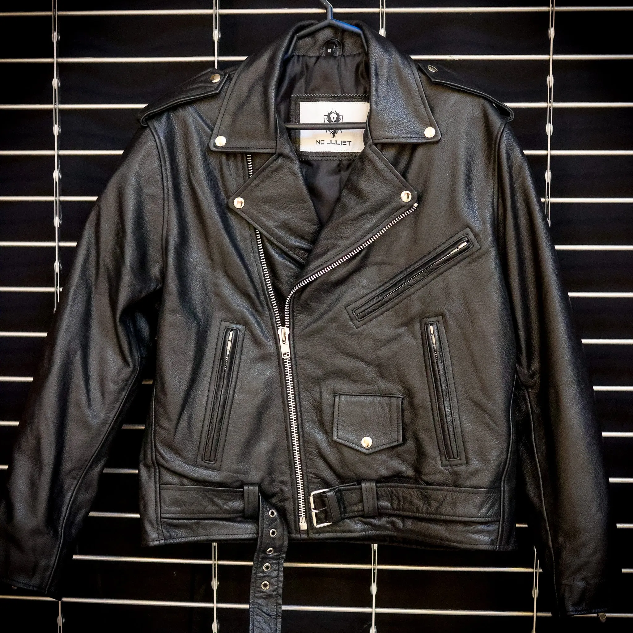 No Juliet Official Leather Jacket (belted)