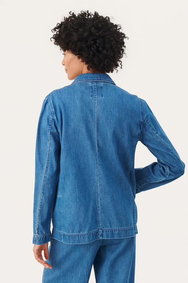 Part Two Cocco blazer Medium Blue Denim