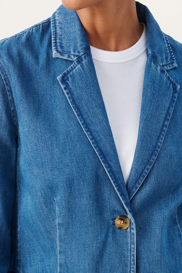 Part Two Cocco blazer Medium Blue Denim