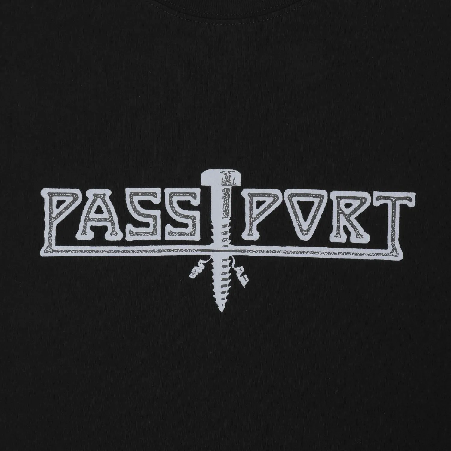 Pass-Port Screwed Tee Black