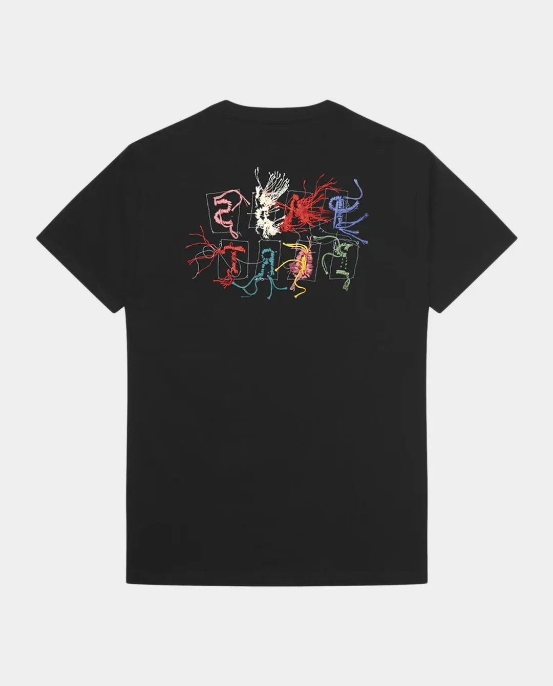 Passport - Patchwork T-Shirt - Black