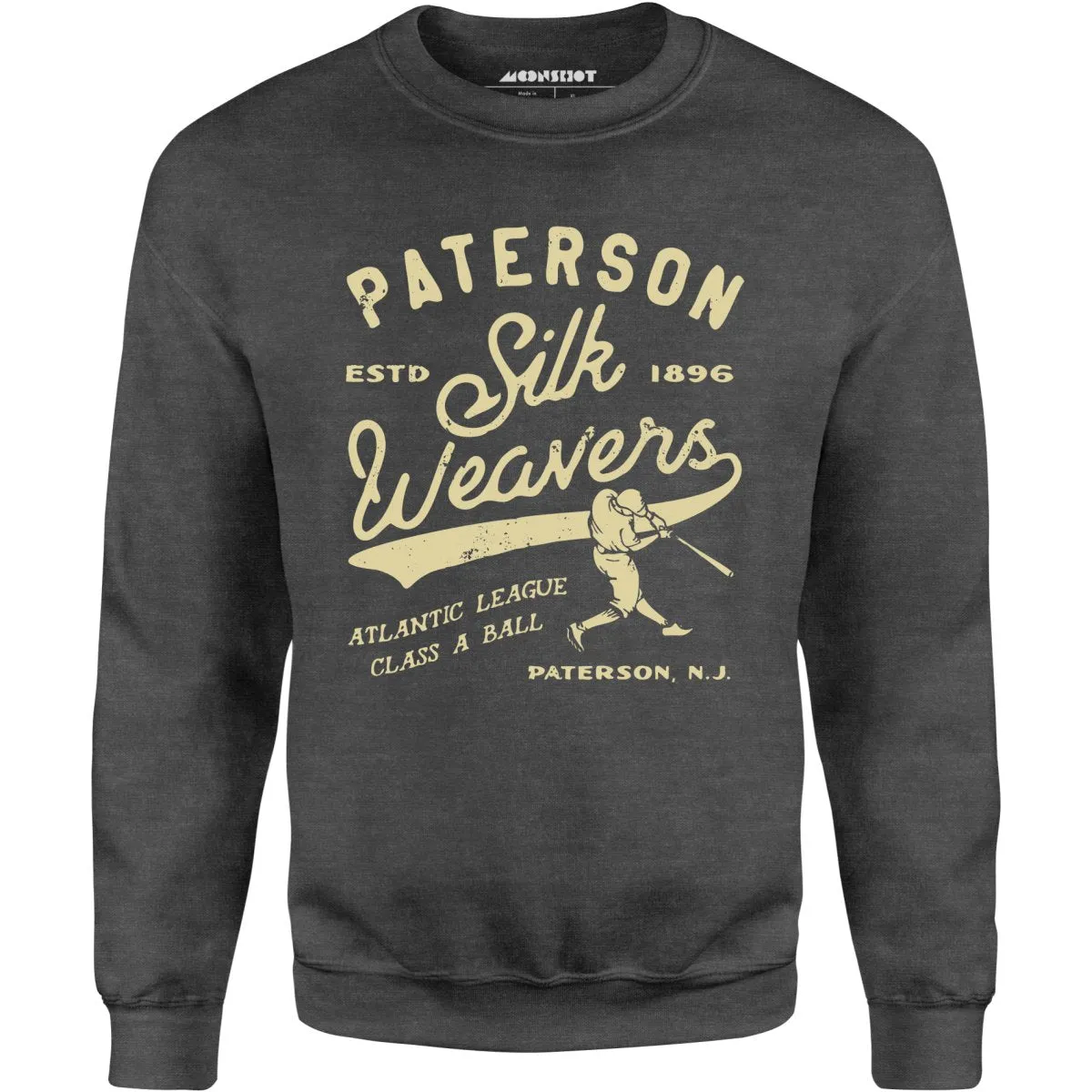 Paterson Silk Weavers - New Jersey - Vintage Defunct Baseball Teams - Unisex Sweatshirt