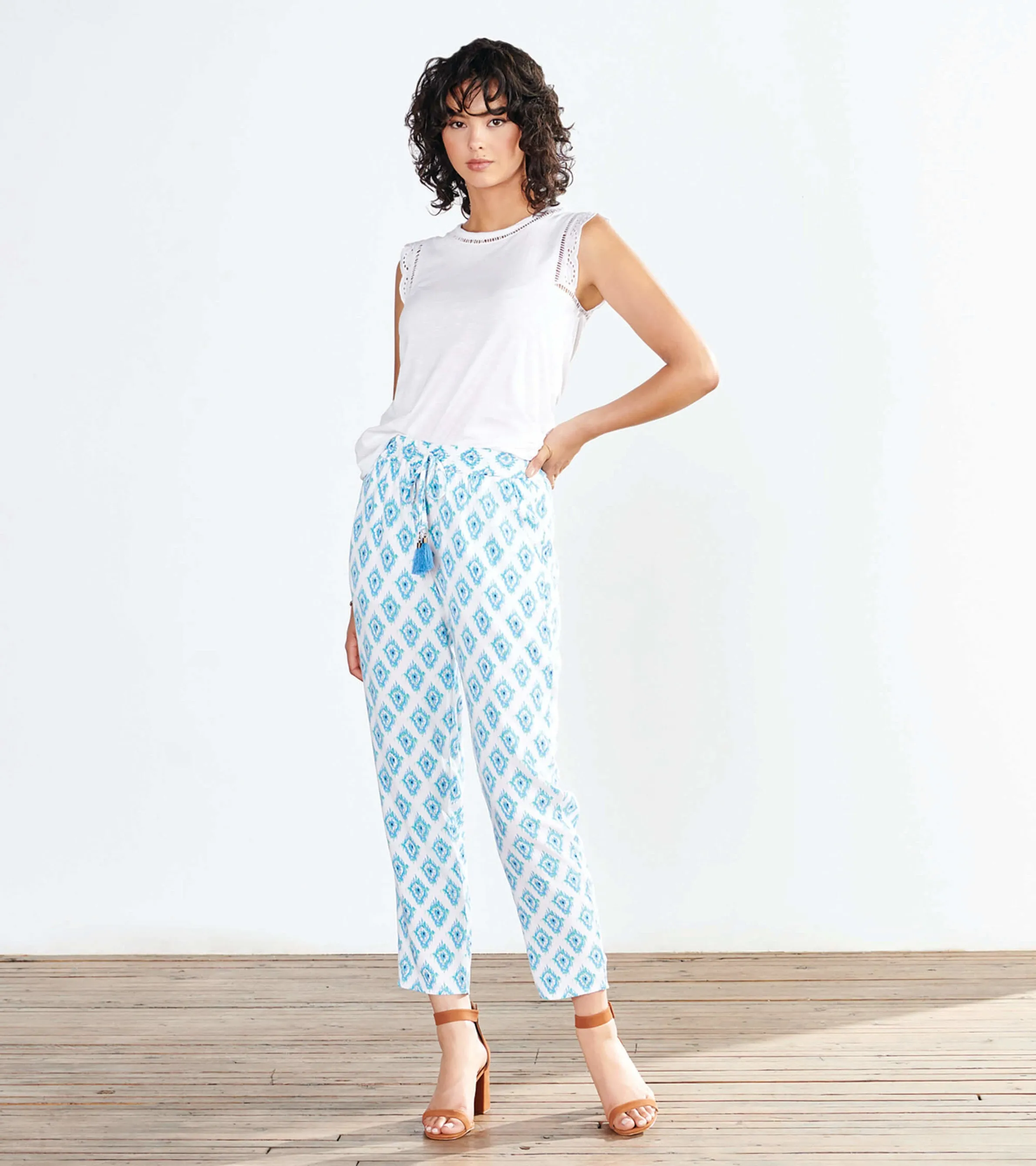 Pauline Trousers - Reflected Raindrops