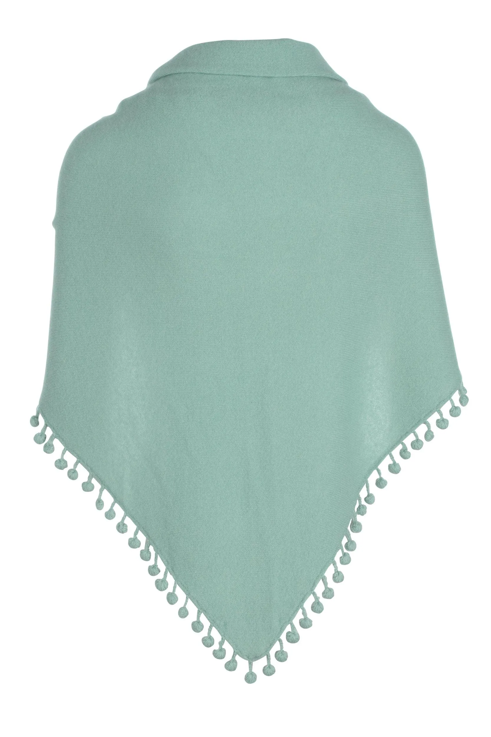 Pom Pom Scarf - Mint