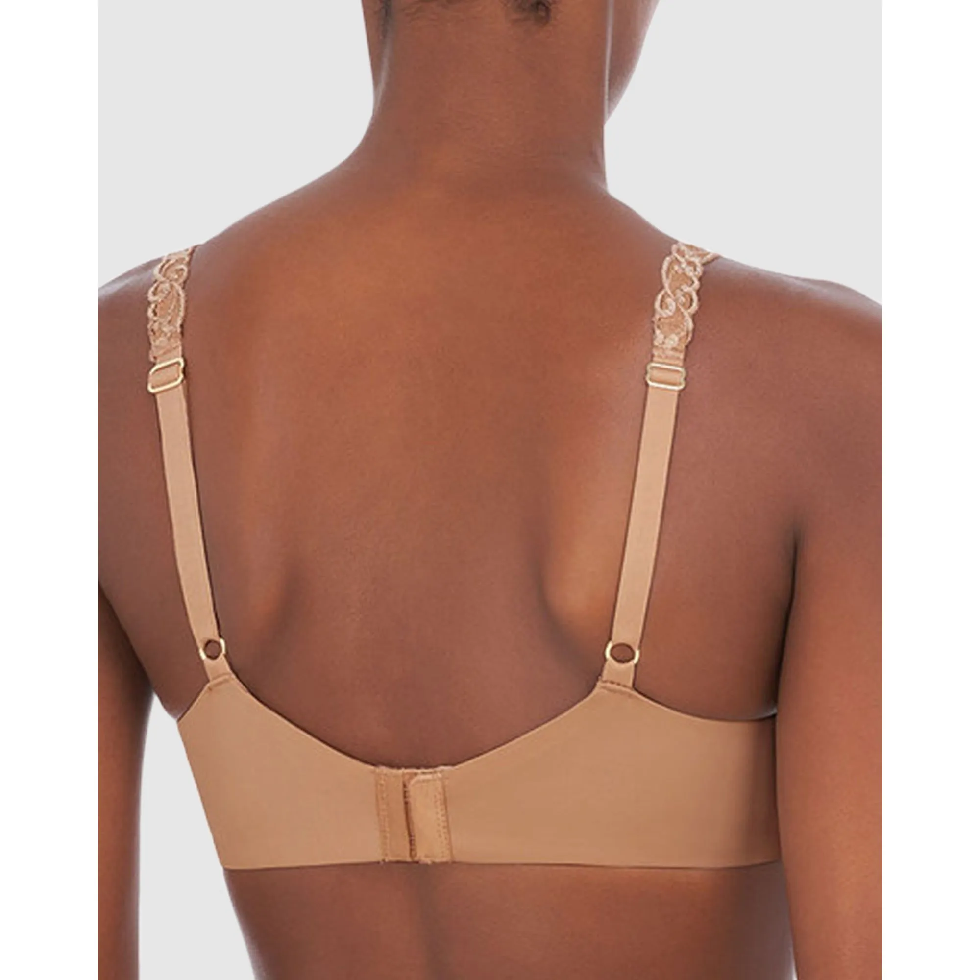 Pure Luxe Smooth Push Up Plunge Bra Cafe