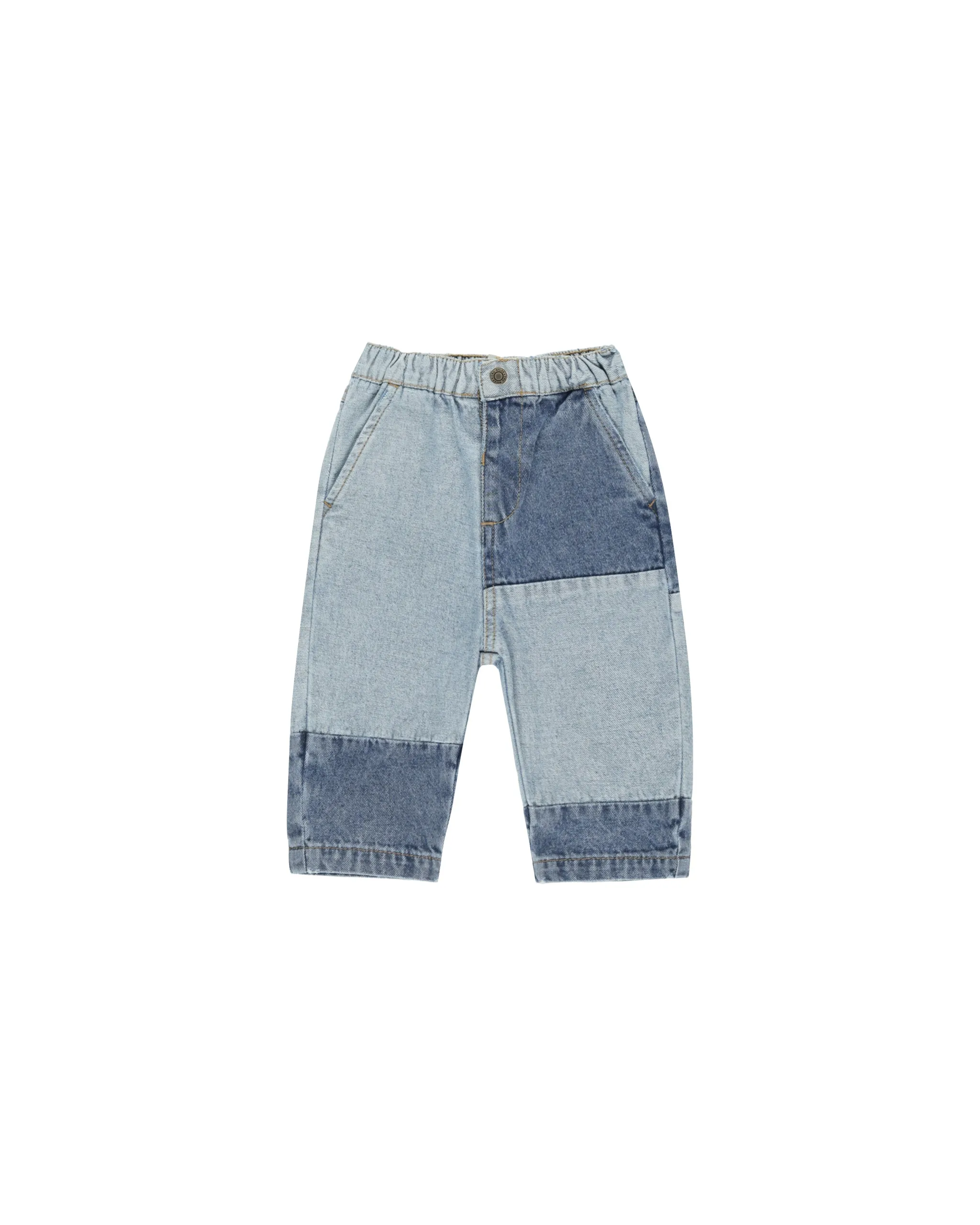 Rylee   Cru Baggy Pant Light Washed Denim
