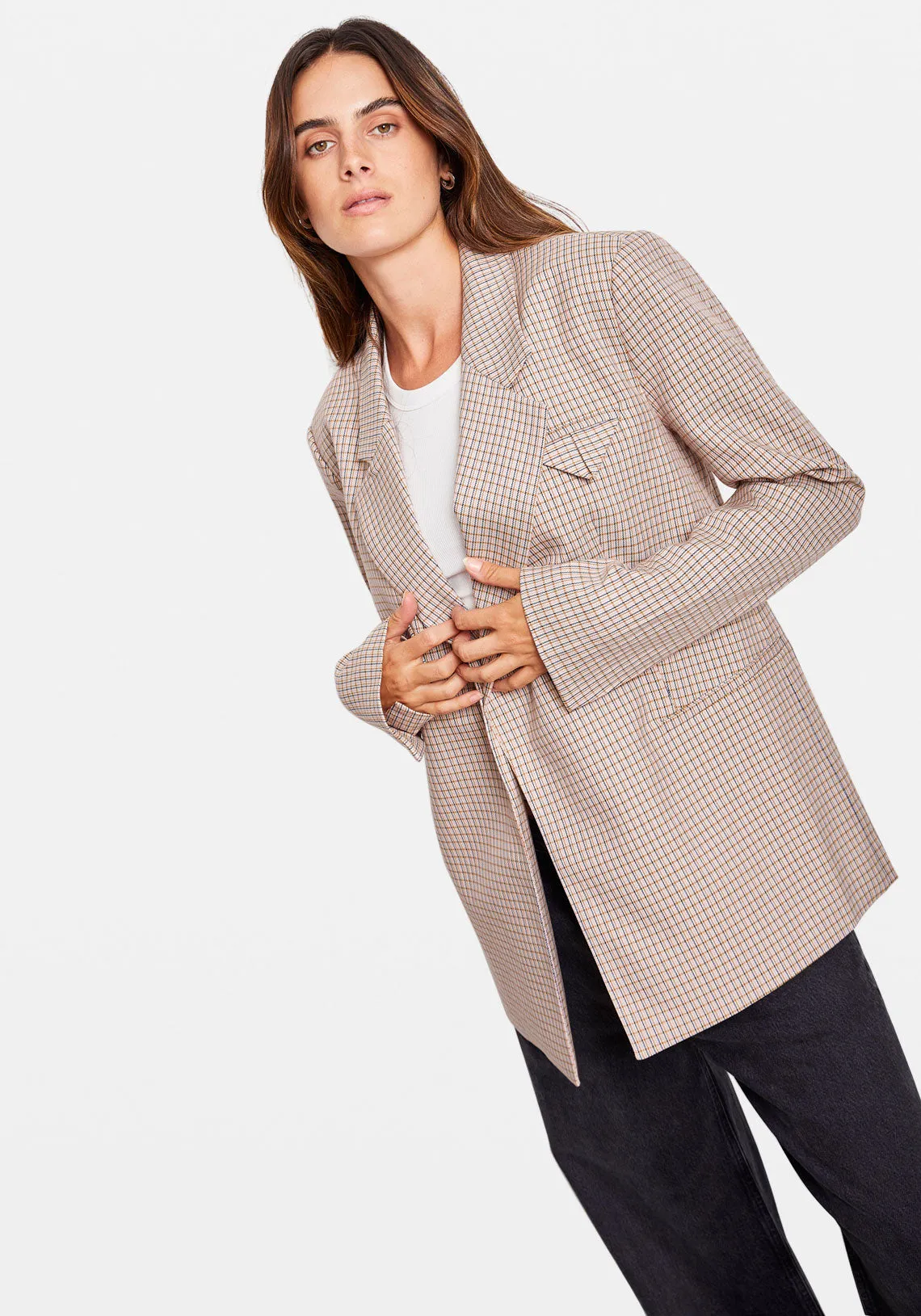SAMANTHA BLAZER PINK NAVY