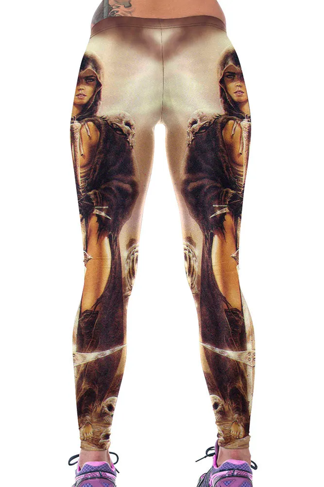 Sexy Barbarian Princess Stretchy Yoga Leggings